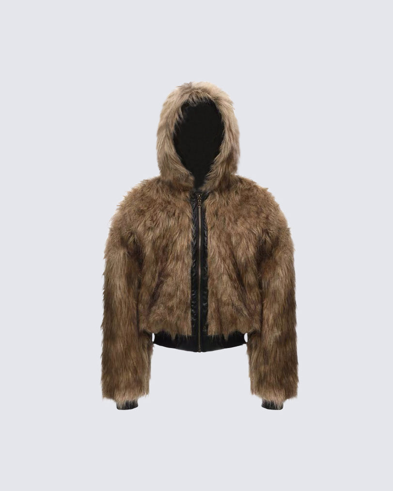 American Retro Reversible Thick Eco PU Leather Jacket