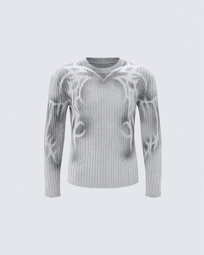 GRYFT Gothic Graphic Sweater