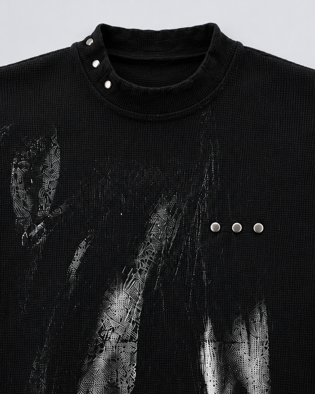 GRYFT Gothic Dark Printed Sweater