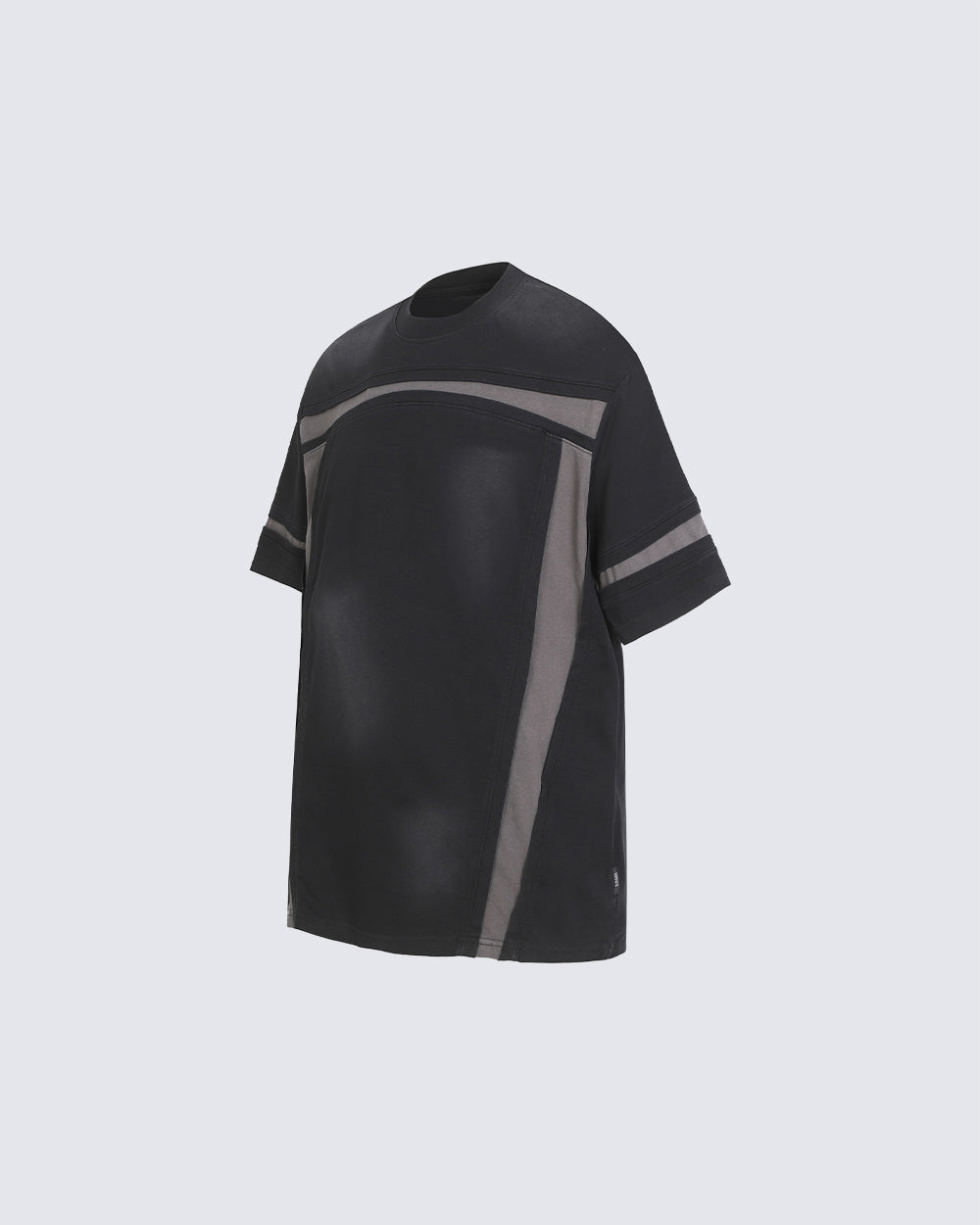 American Utility Contrast Panel Boxy New Tee