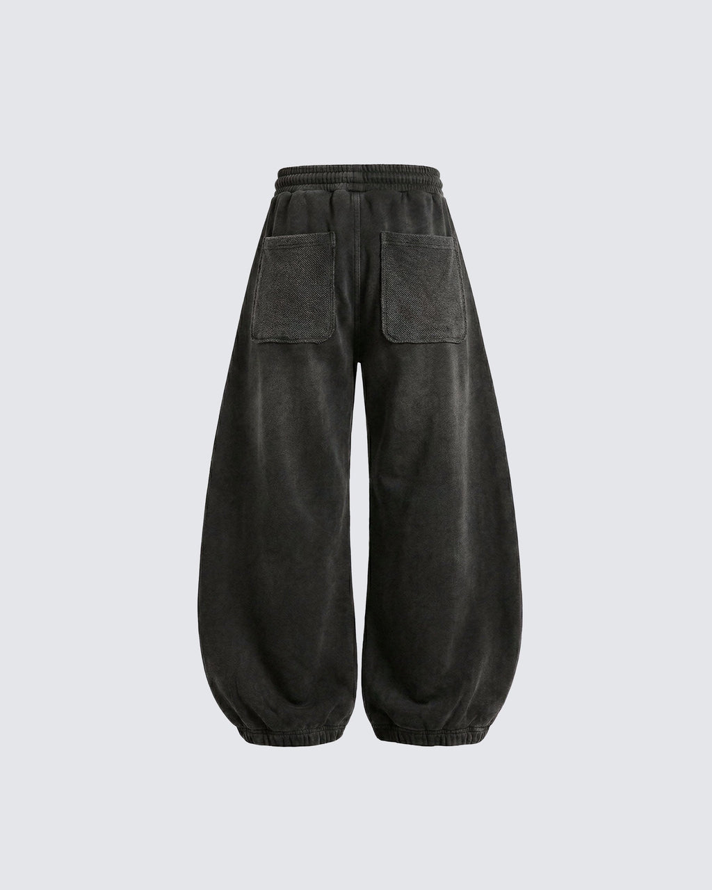 LOW SATURATION-Spring New Washed Zip Hem Sweatpants