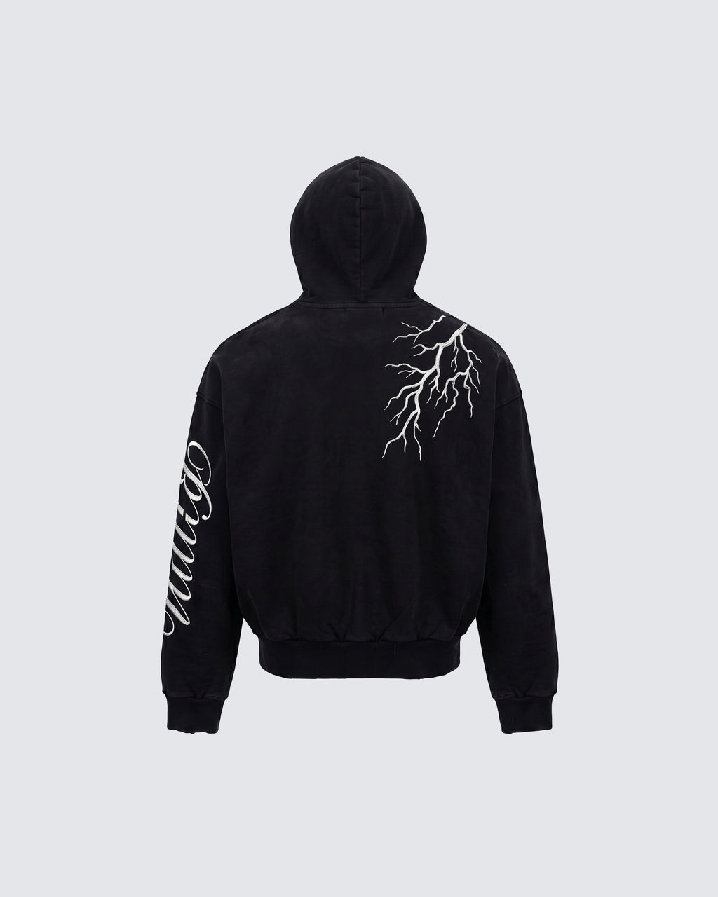 LIGHTNING Series | New Dark Hooded Zip Sweatshirt