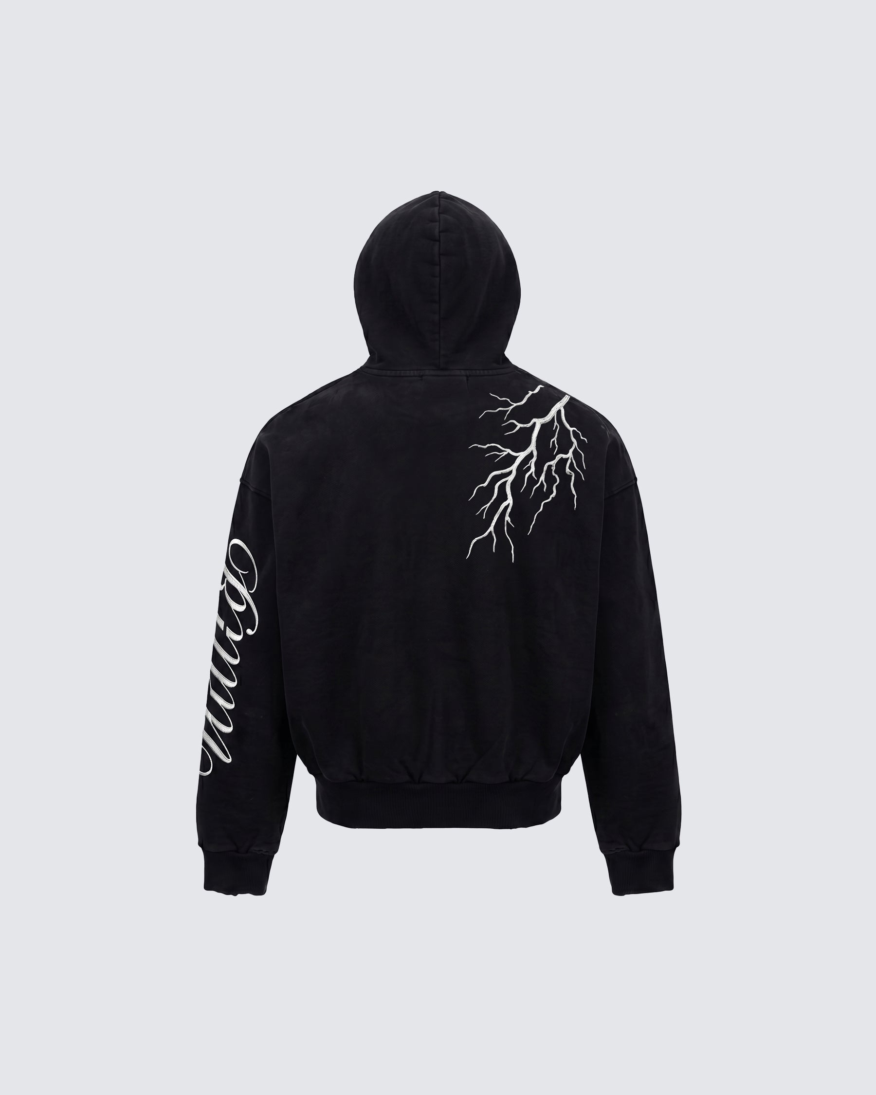 LIGHTNING Series | New Dark Hooded Zip Sweatshirt