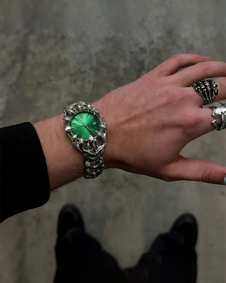 Futuristic Sculptural Metal Watch