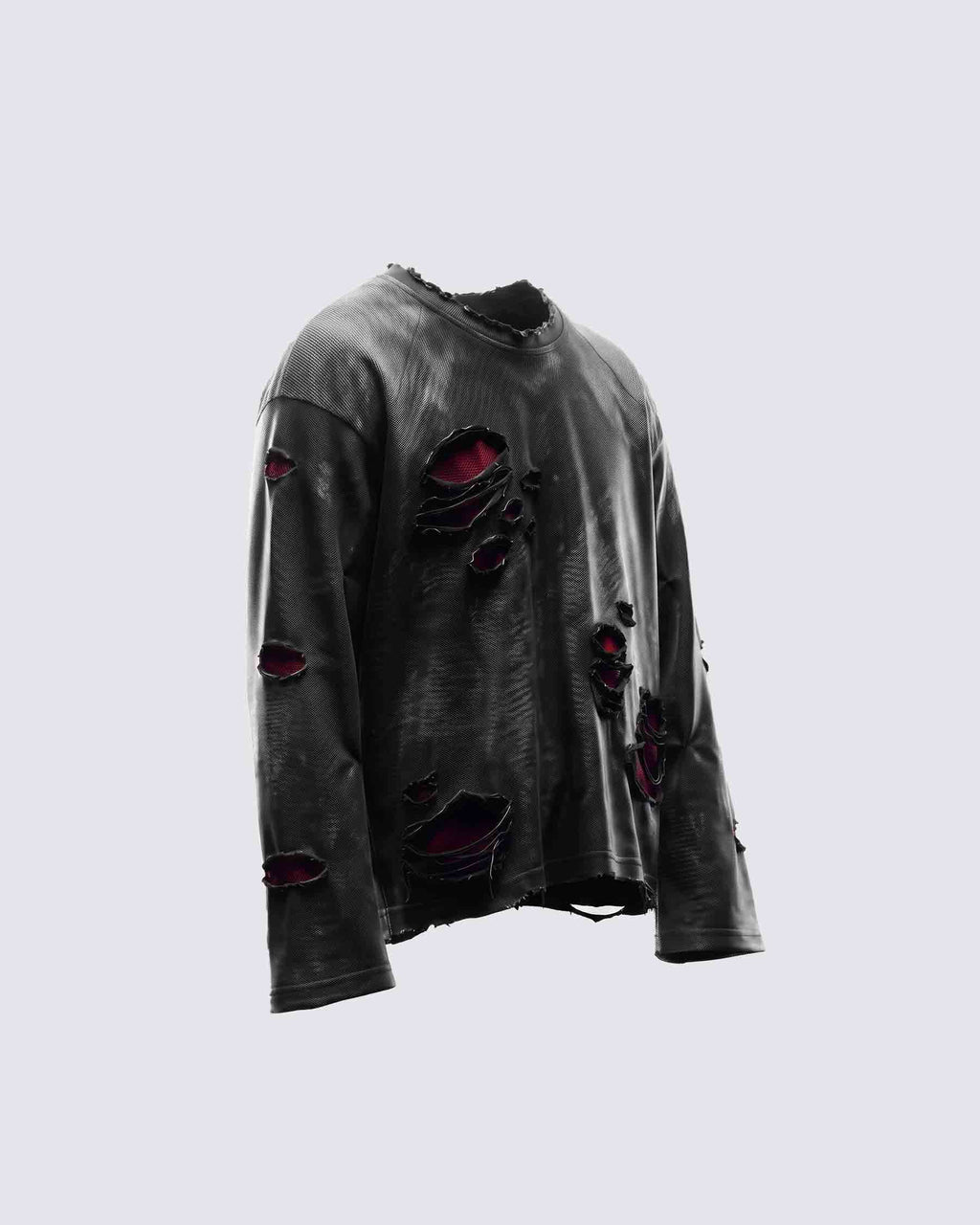 GRYFT RED RUST Series | Distressed Raglan Long Sleeve