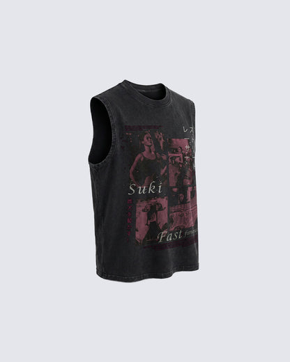 GRYFT Street Washed Sleeveless Tee