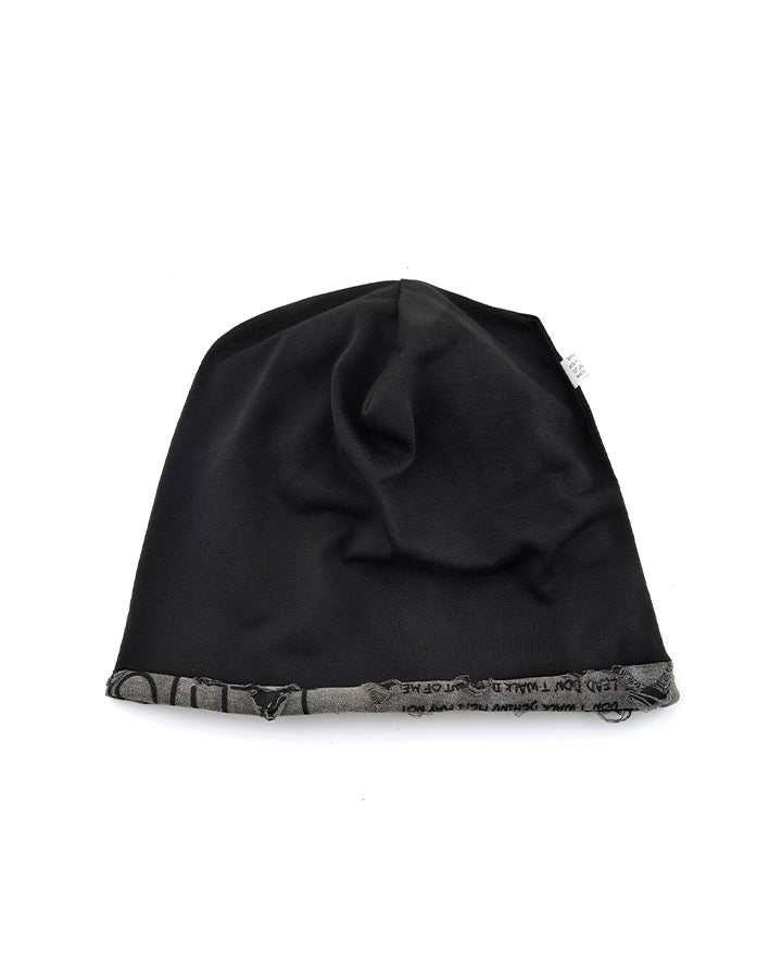 Graffiti Print Slouch Beanie