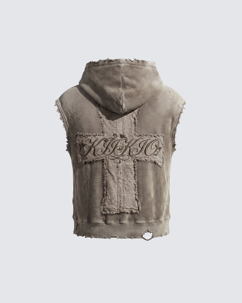 BARREN Series | Apocalyptic Pilgrimage Cross Hooded Vest