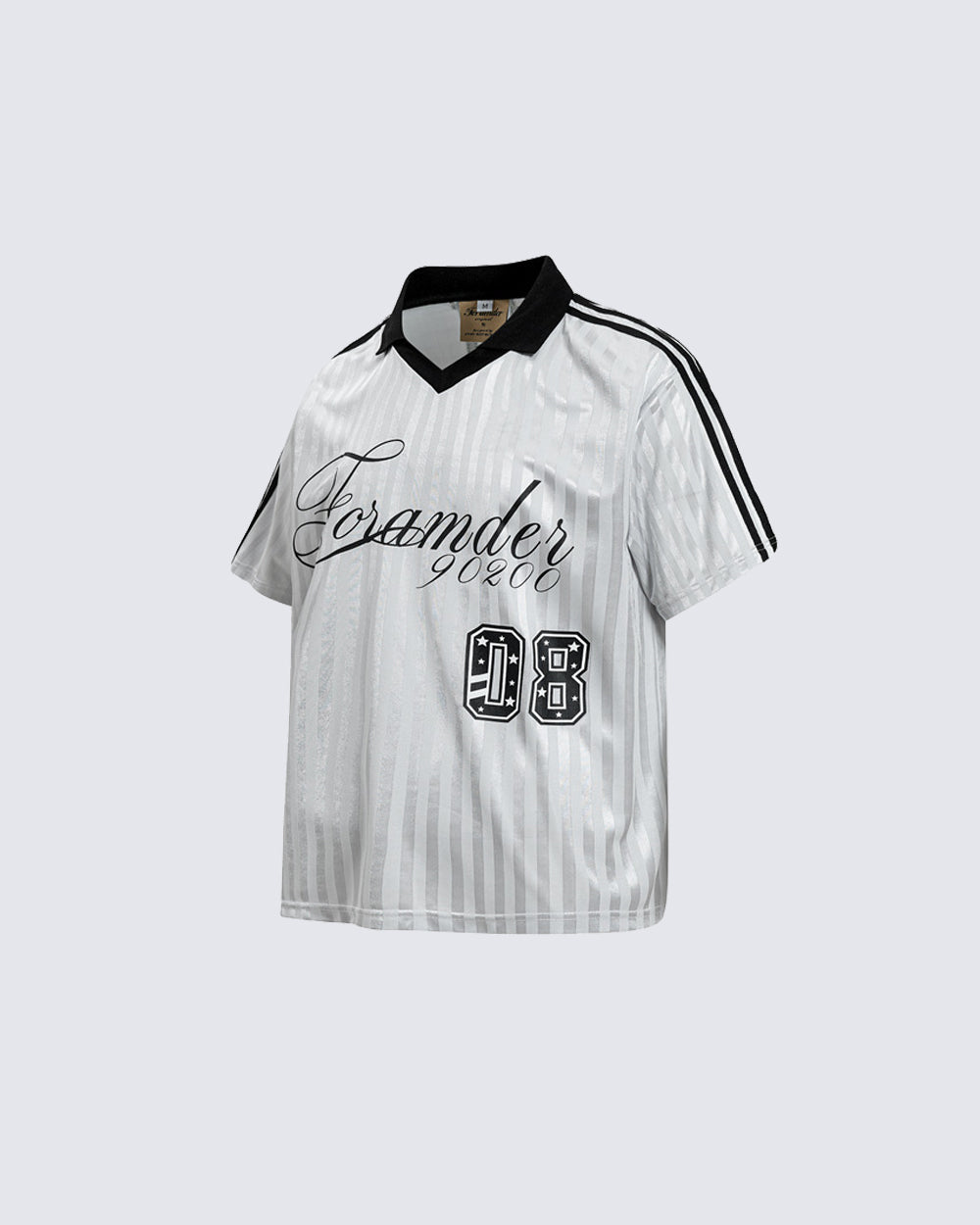 New Striped Polo Jersey T-Shirt