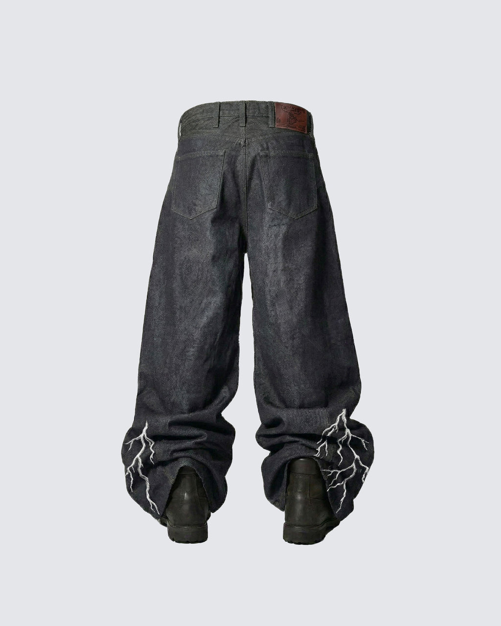 LIGHTNING Series | Double-Sided Embroidery Raw Denim