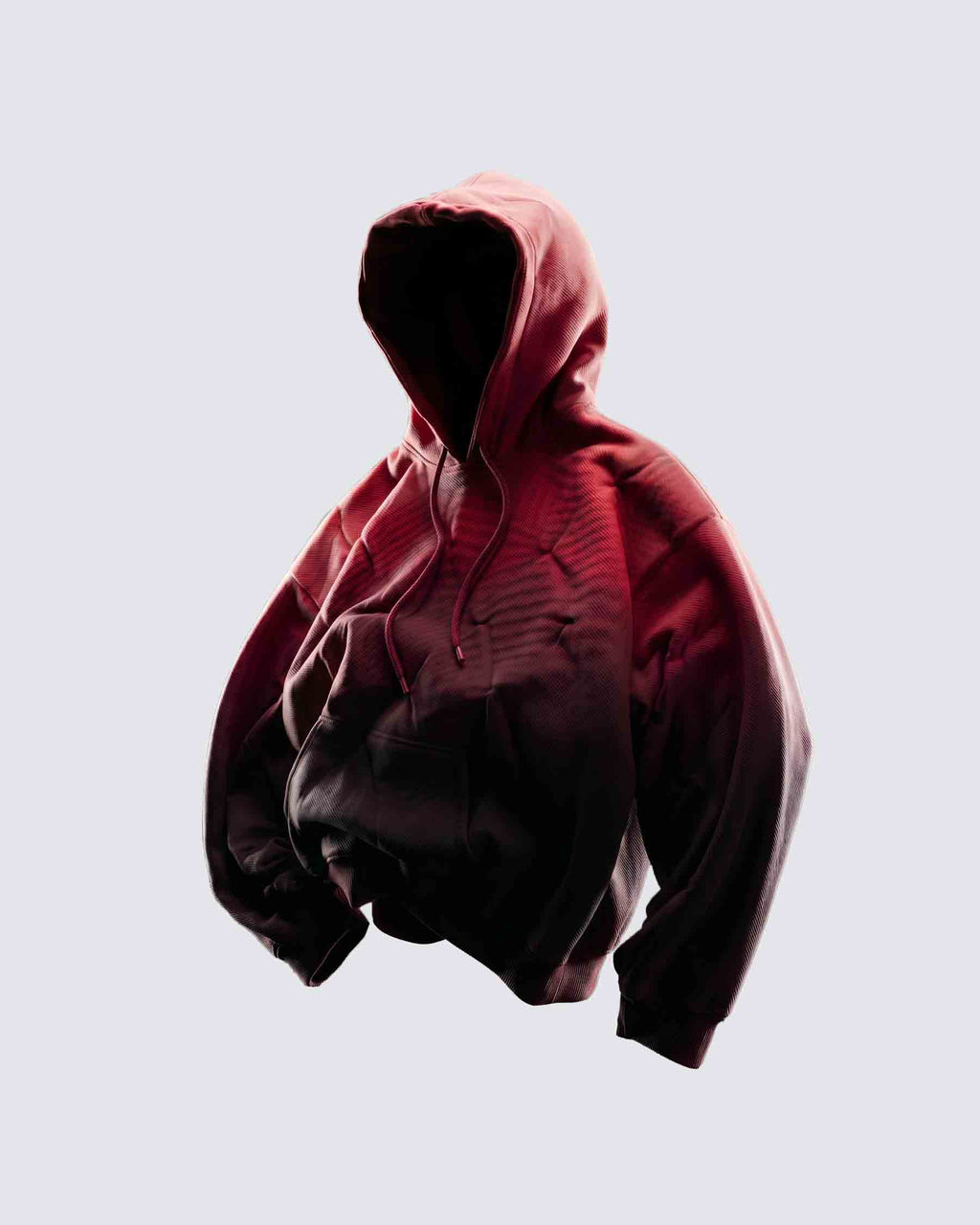 GRYFT RED RUST Series | Structural Oversized Hoodie