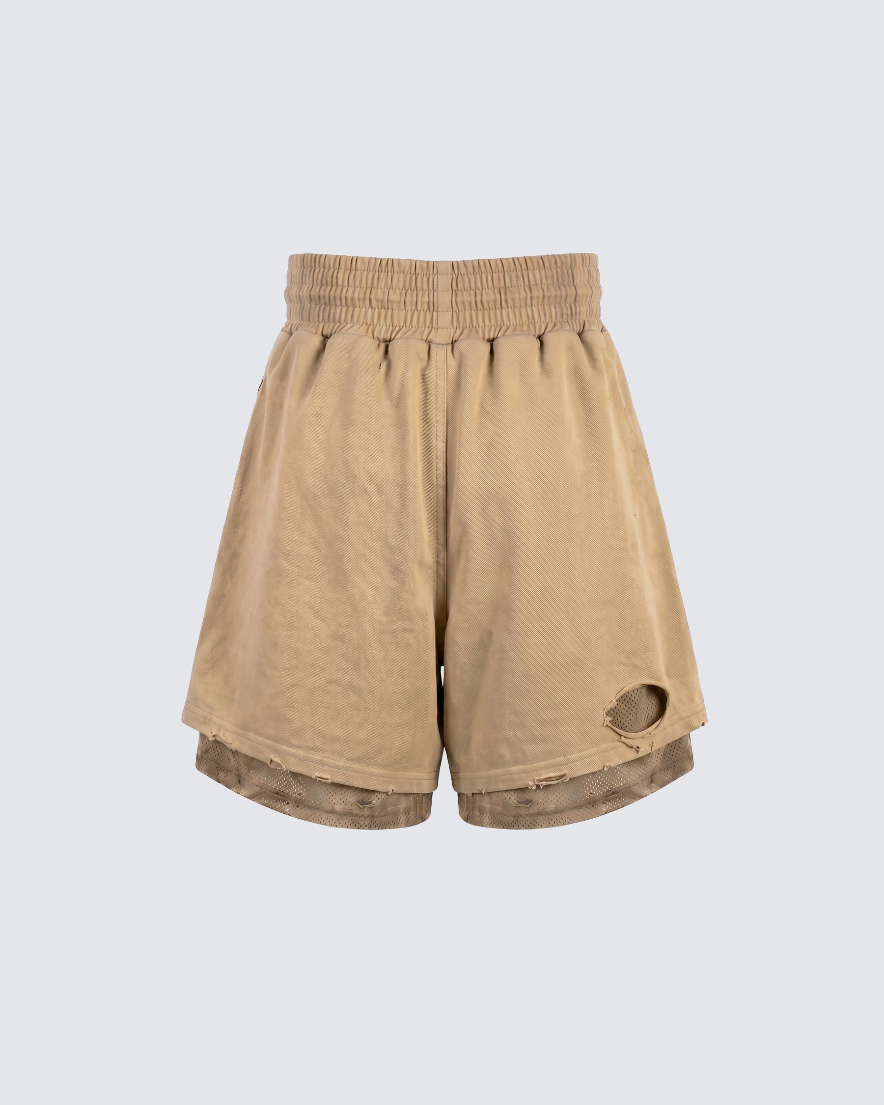 BARREN Series | Apocalyptic Pilgrimage Cross Layered Shorts