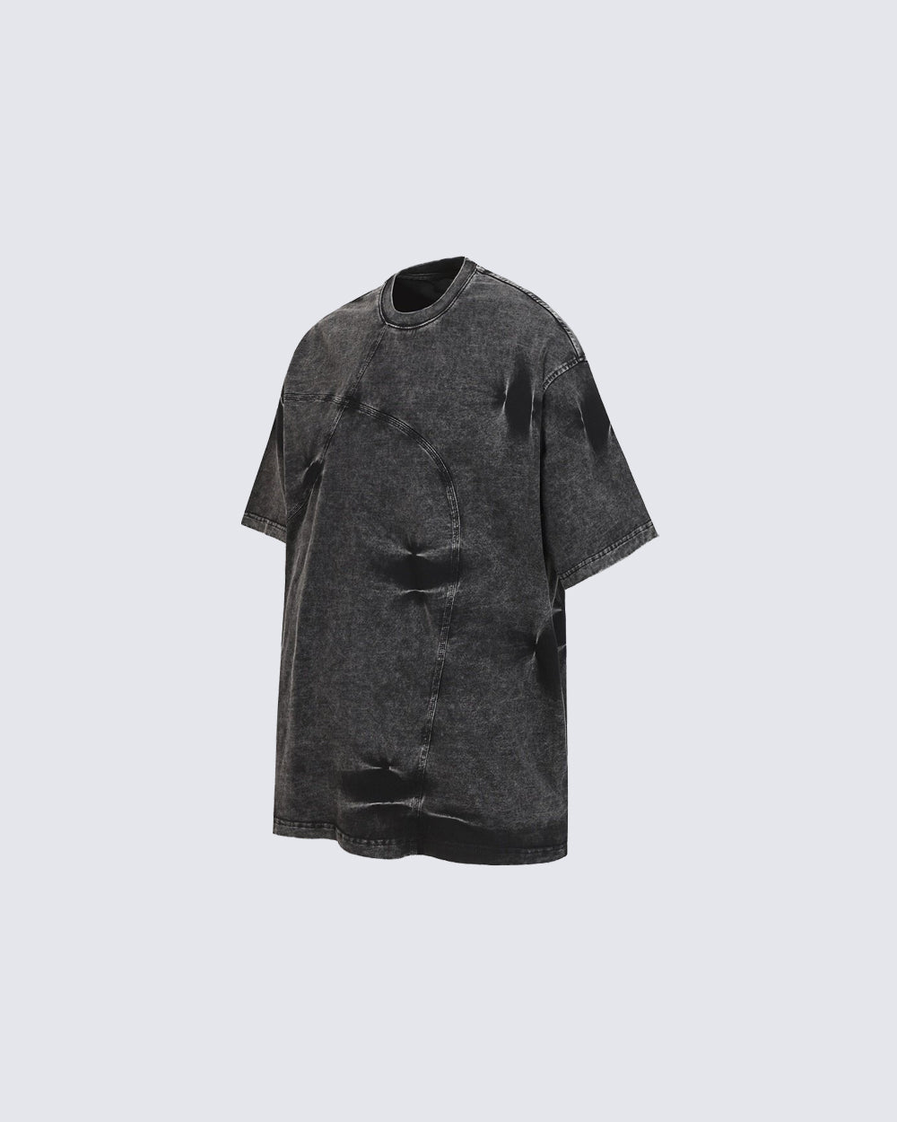 American Vintage Washed Patchwork Short Sleeve T