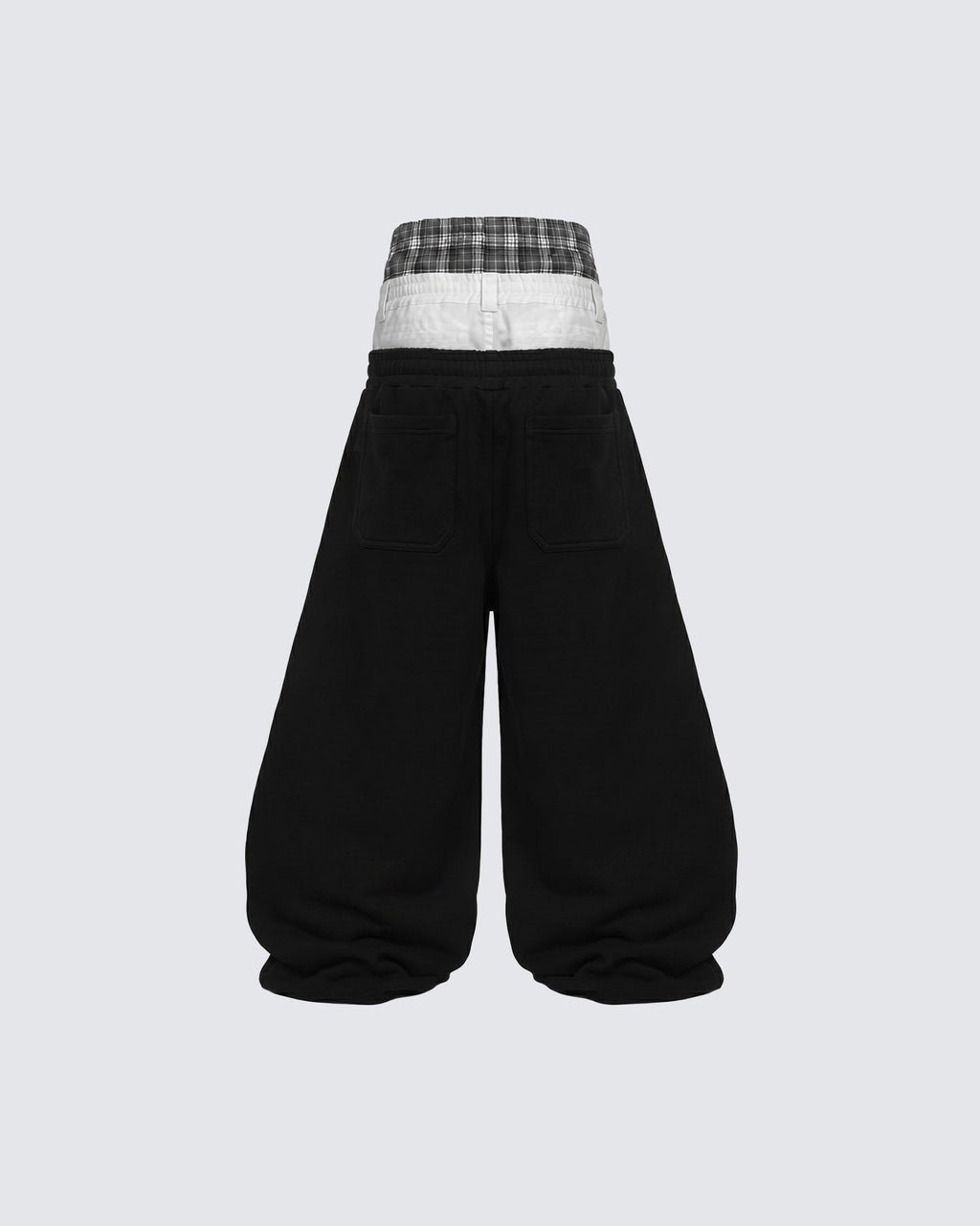 LIGHTNING Series | Layered Waist Wide-Leg Sweatpants