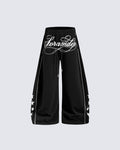 GRYFT Streetwear Graphic Star Wide Leg Pants