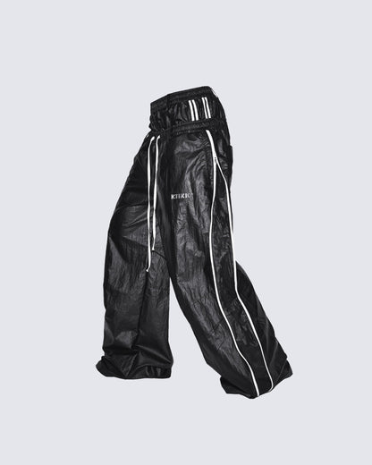 GRYFT Gloss Double-Waist Pants