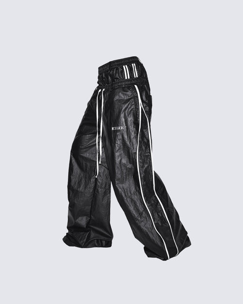 GRYFT Gloss Double-Waist Pants