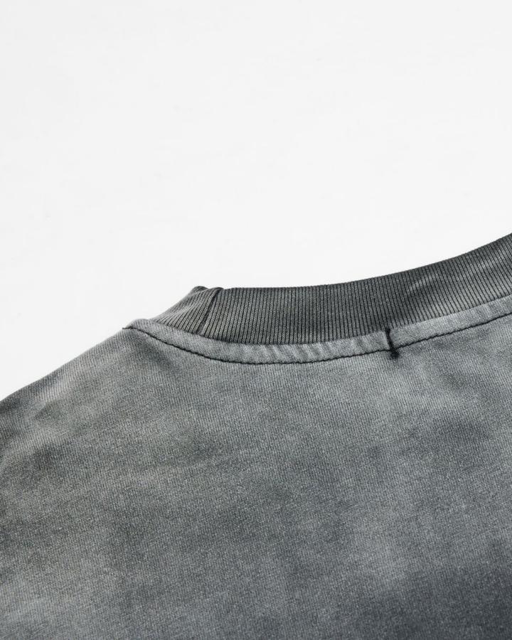 GRYFT Distressed Camo Layered Graphic T-Shirt
