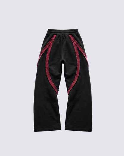 GRYFT SYMBIOTE Series | Dark Retro Sport Patchwork Sweatpants