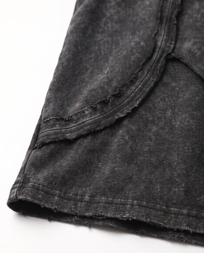 GRYFT Retro Frayed Sleeveless Vest