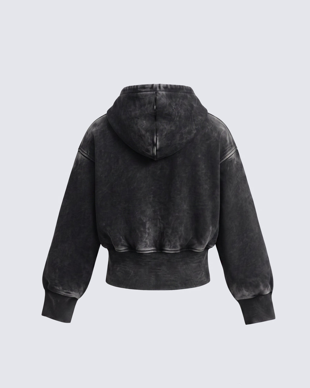GRYFT Vintage Washed Graphic Zip-Up Hoodie