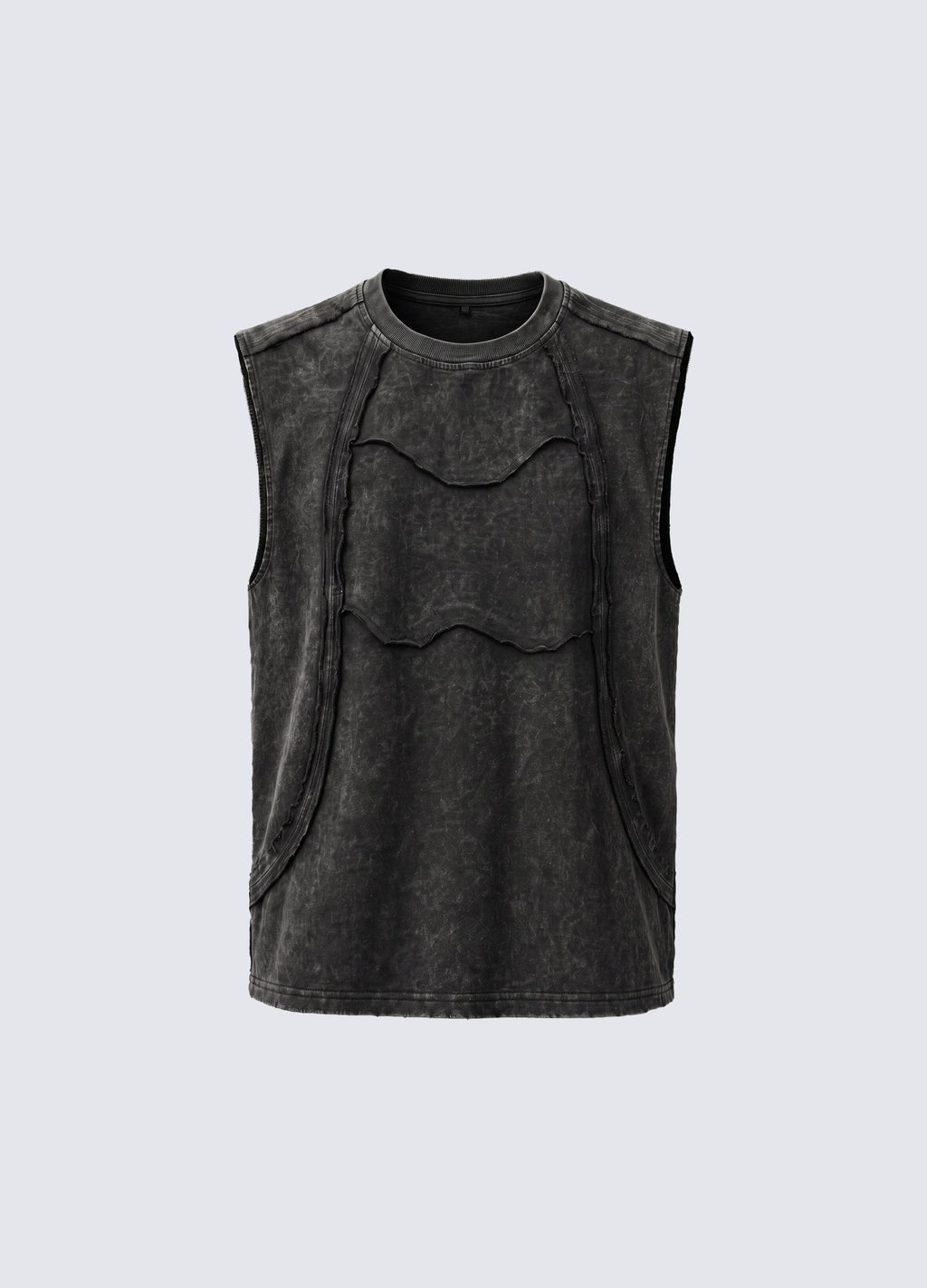 GRYFT Retro Frayed Sleeveless Vest