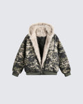 Camouflage Fleece-Lined Double-Belt Set