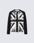 GRYFT American-Style Casual Streetwear Waffle-Knit Long-Sleeve T-Shirt