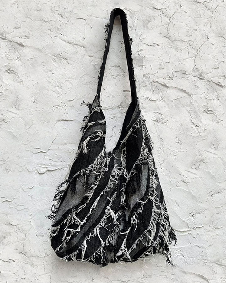 GRYFT Grunge Distressed Shoulder Bag