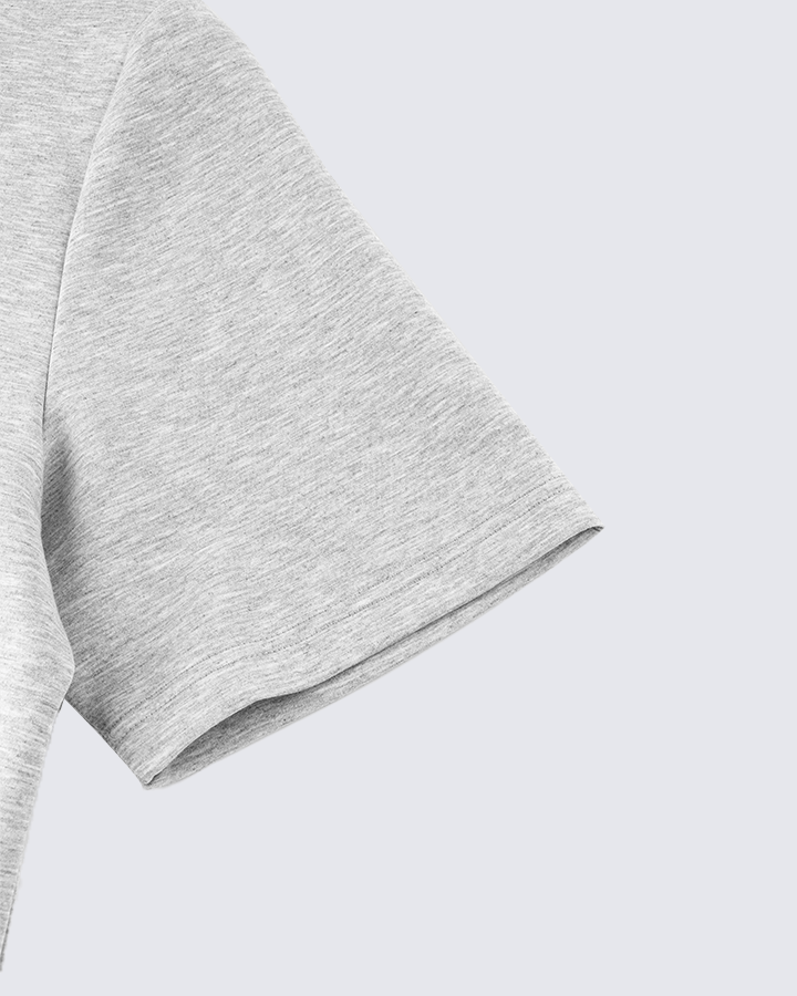 Studded Abstract Line Art Graphic Tee