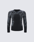 GRYFT Gothic Graphic Sweater