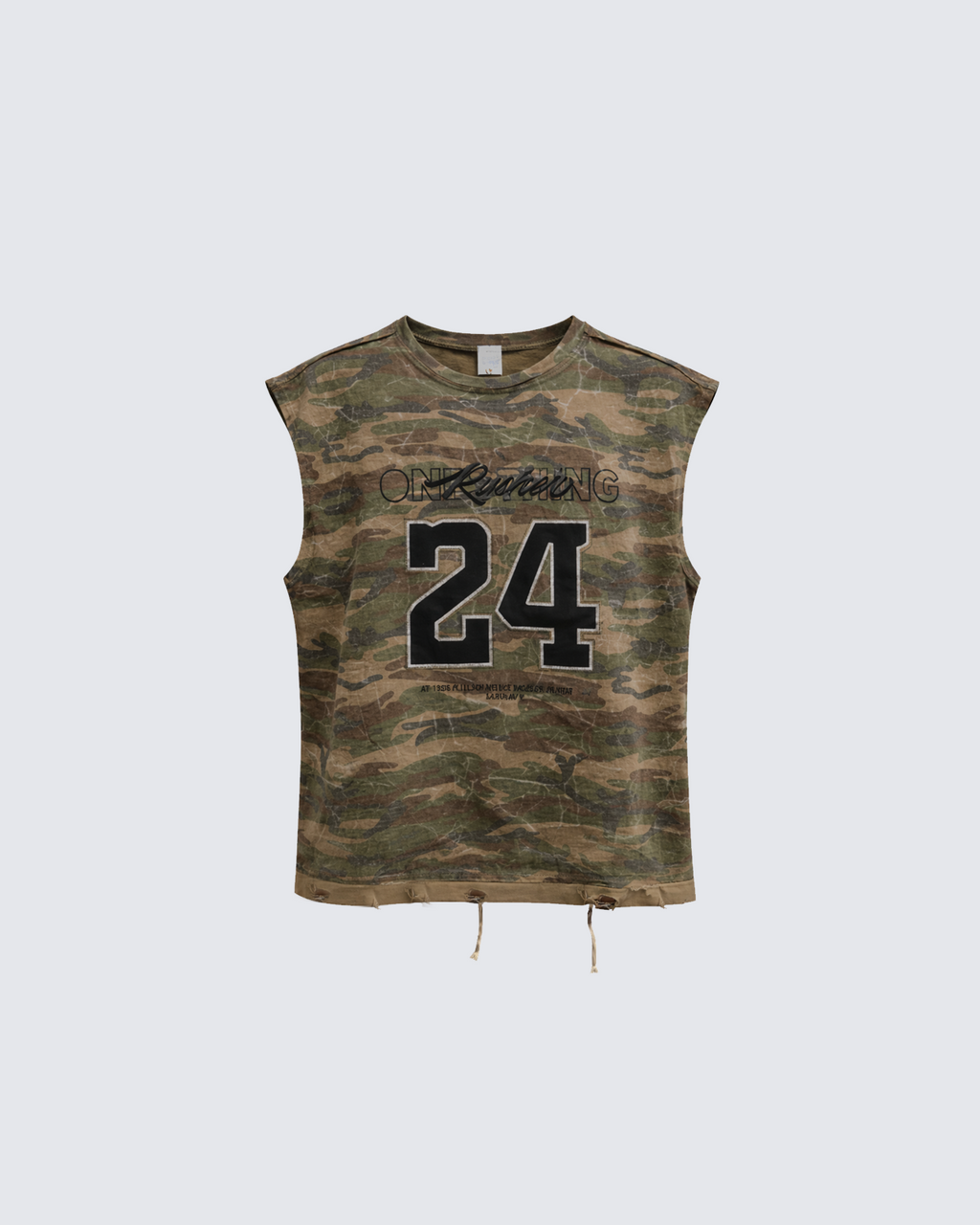 Vintage Camo Number Vest