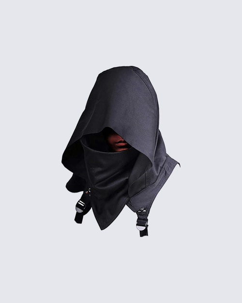 Techwear Detachable Hooded Face Cover Mask