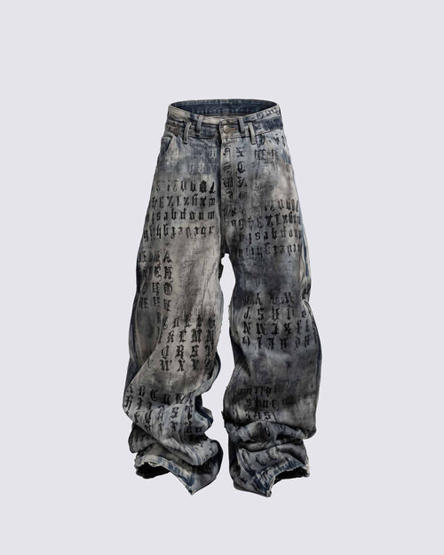 GRYFT SYMBIOTE Series | Grunge Washed Jeans