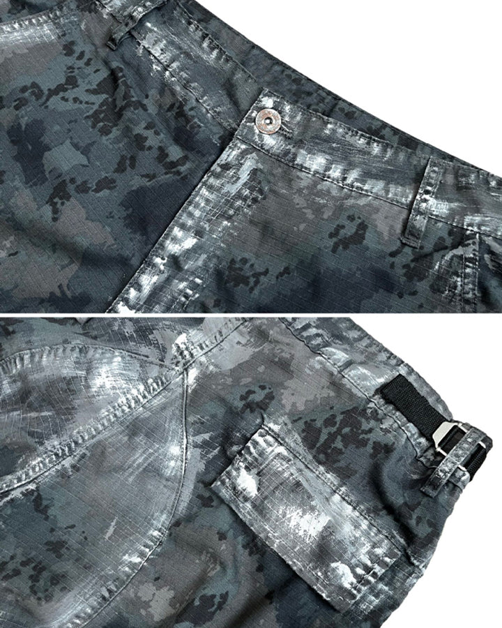 GRYFT Grunge Layered Shorts