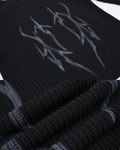 GRYFT Gothic Graphic Sweater
