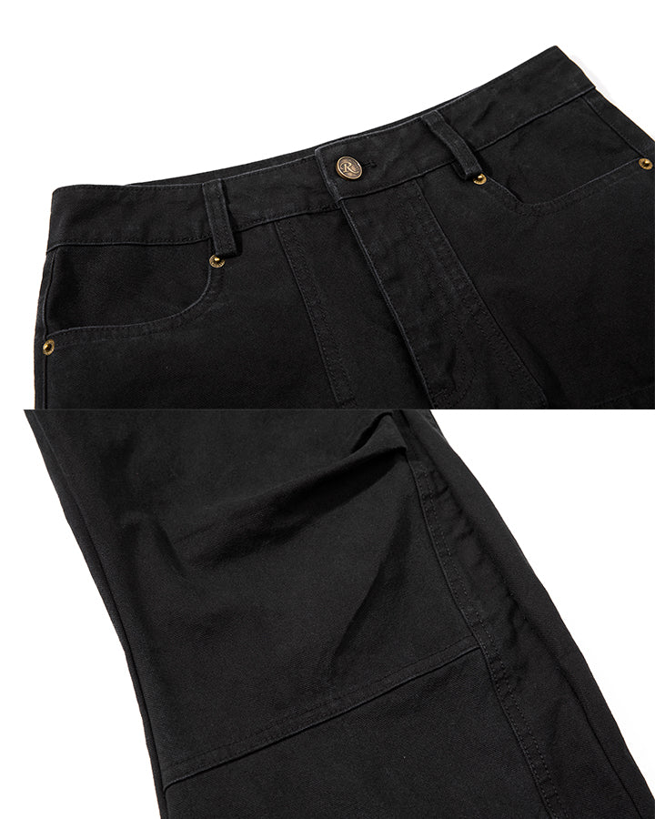 GRYFT Utility Washed Pleated Curve Pants