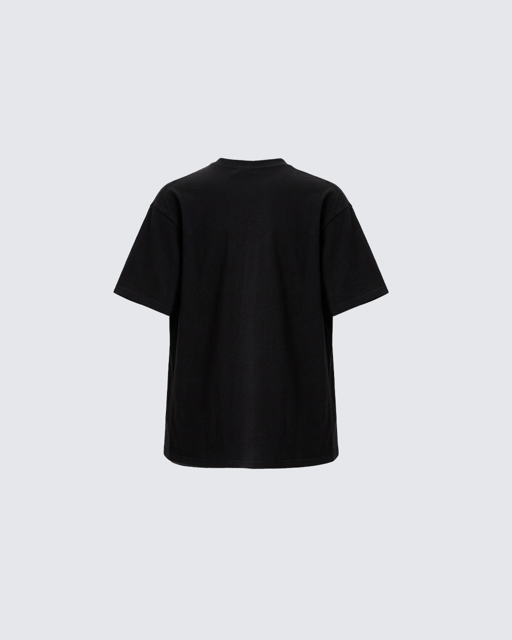 Vintage Cross Rhinestone Black Short Sleeve T-Shirt