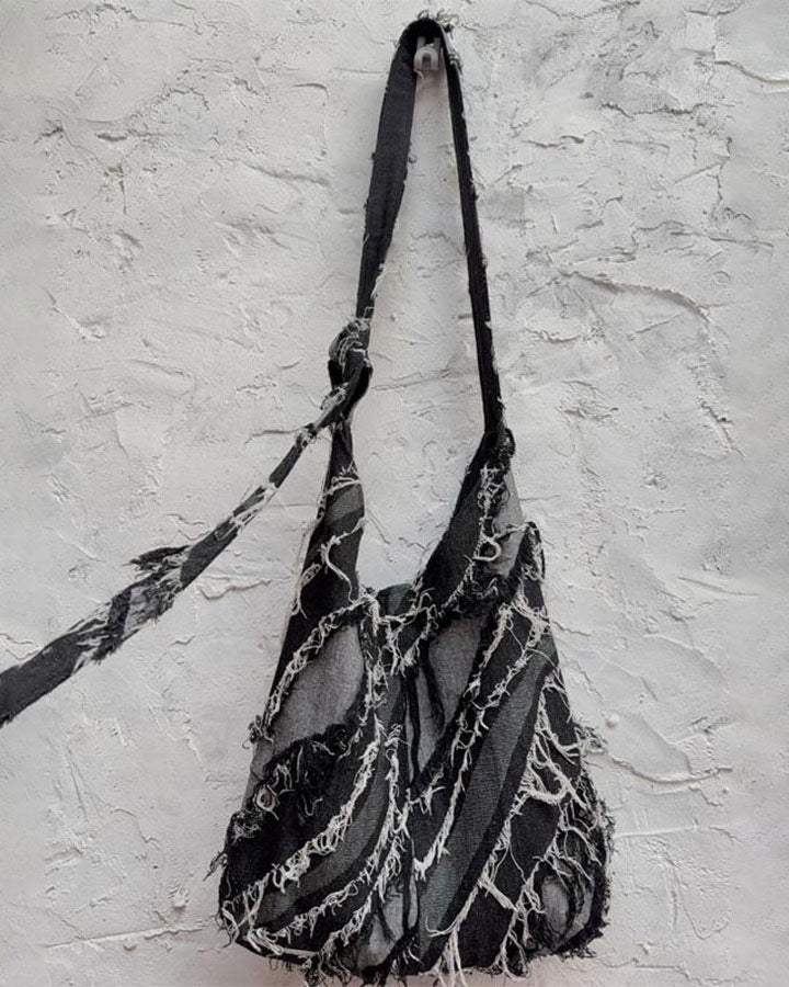 GRYFT Grunge Distressed Shoulder Bag