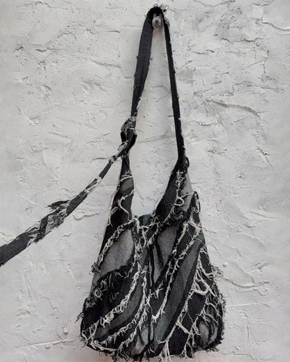 GRYFT Grunge Distressed Shoulder Bag