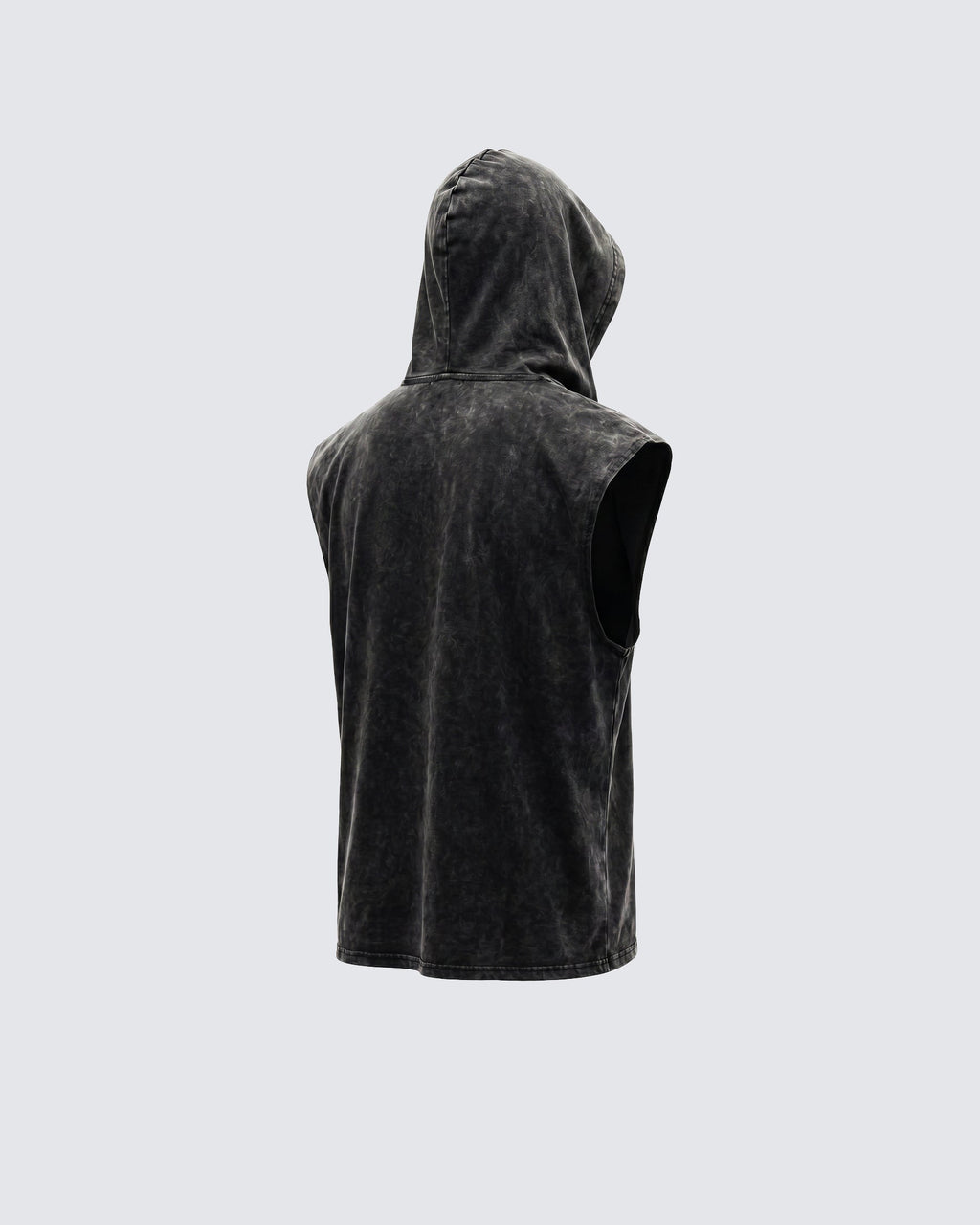 GRYFT-New Washed Hooded Sleeveless Top