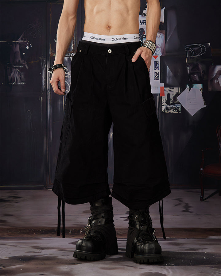 Street New Utility Wide-Leg Shorts