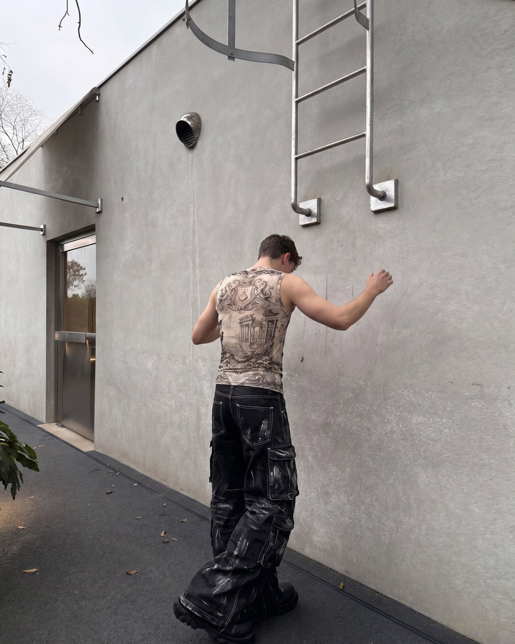 BARREN Series | Apocalyptic Pilgrimage Cargo Wide Pants