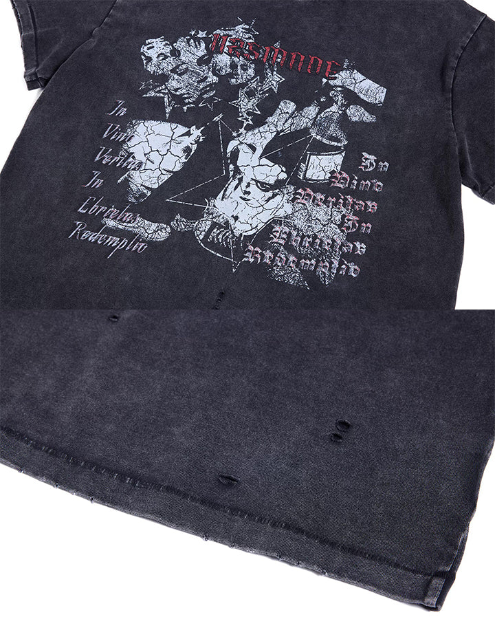 GRYFT Grunge Distressed Tee