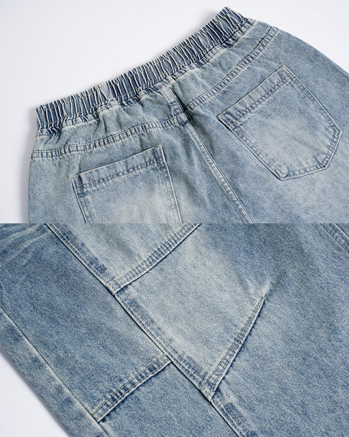 GRYFT High Street Cloud Deconstructed Cropped Jeans