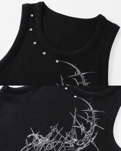 GRYFT Gothic Printed Vest