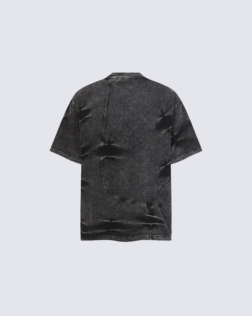 American Vintage Washed Patchwork Short Sleeve T