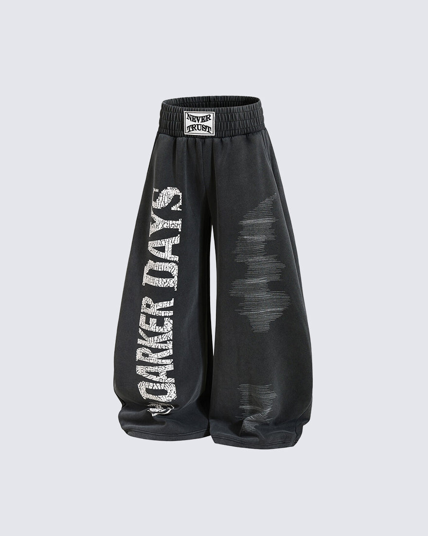 GRYFT Dark Washed Sweatpants