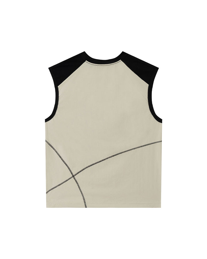Deconstructed Stitched Ice-Feel Quick-Dry Summer Tank Top