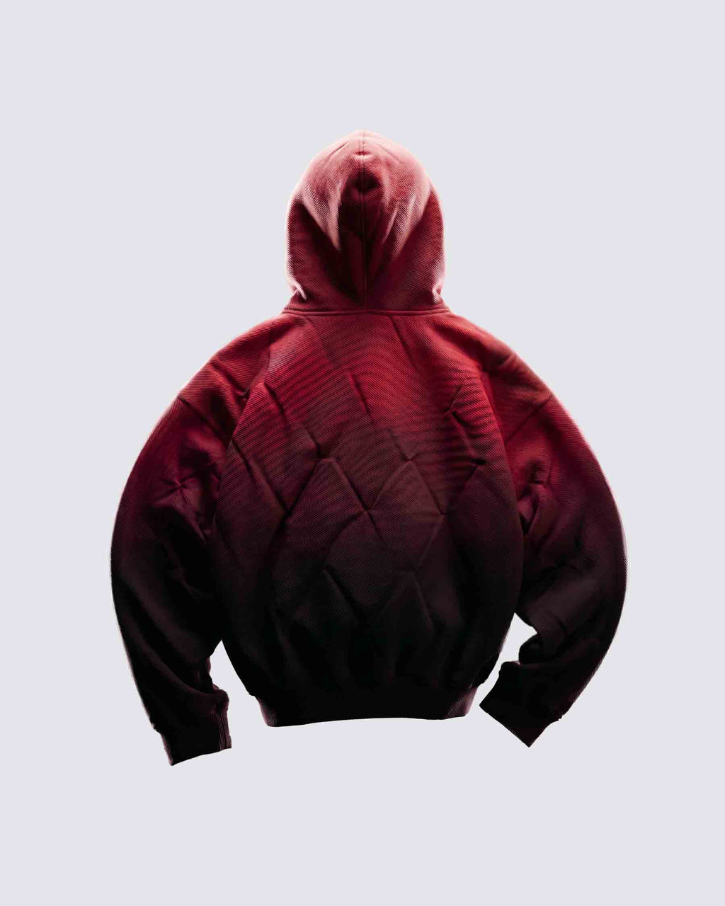 GRYFT RED RUST Series | Structural Oversized Hoodie